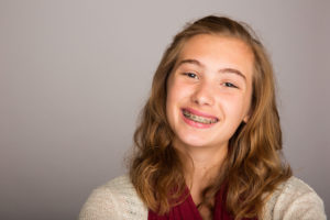 girl with braces